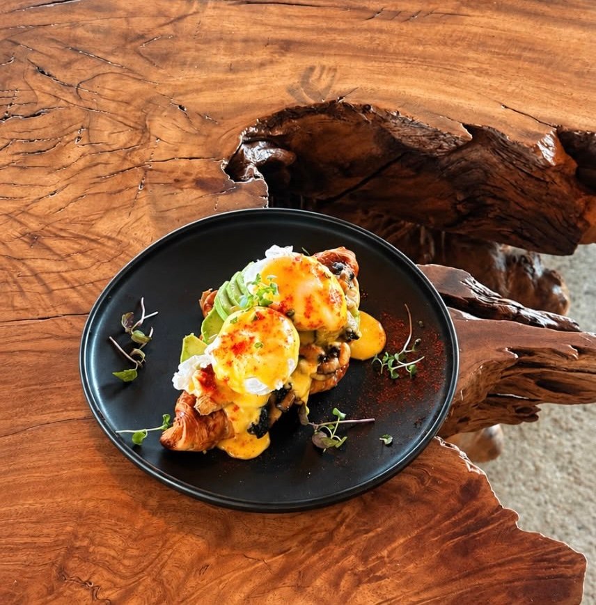 Mushroom Avocado Benedict