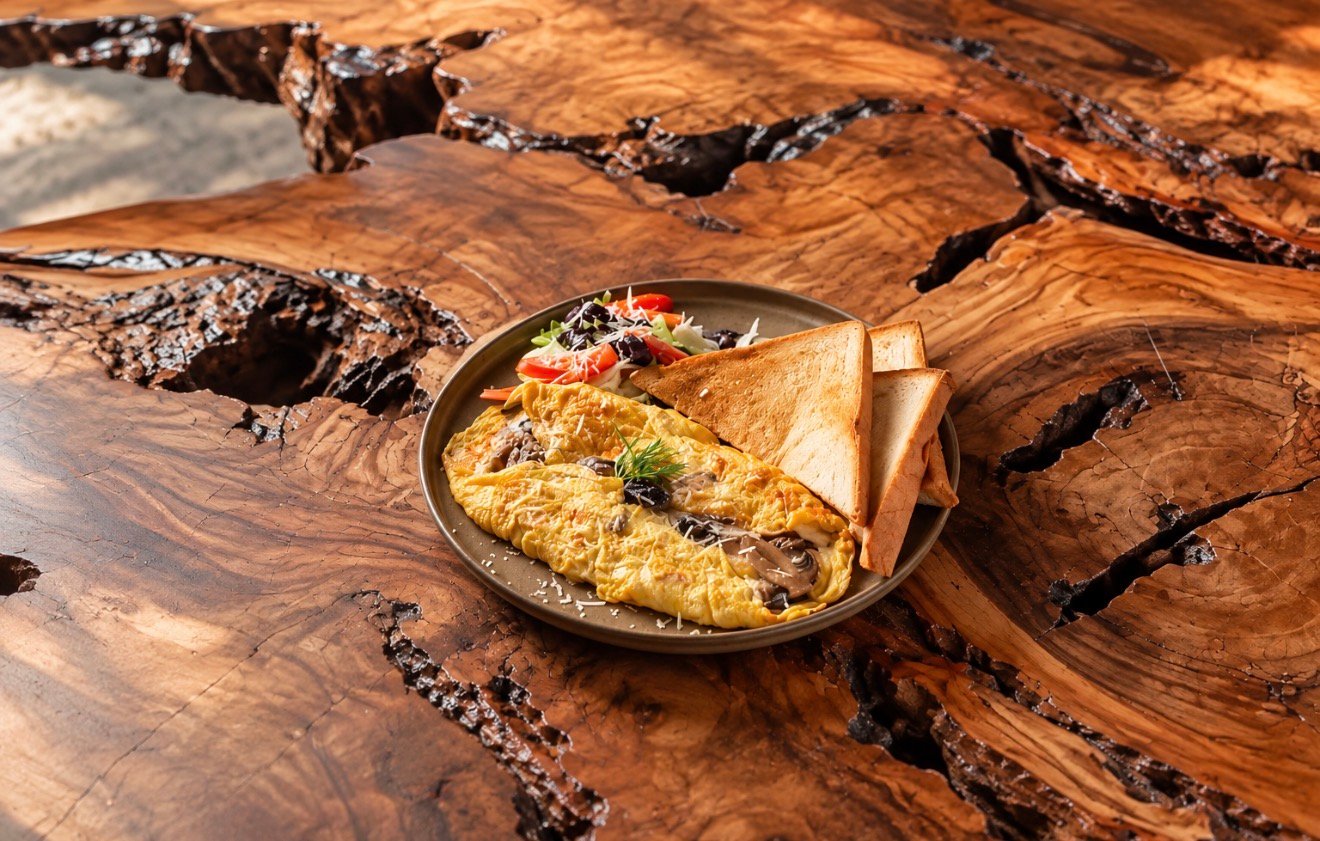 Mushroom Omelette