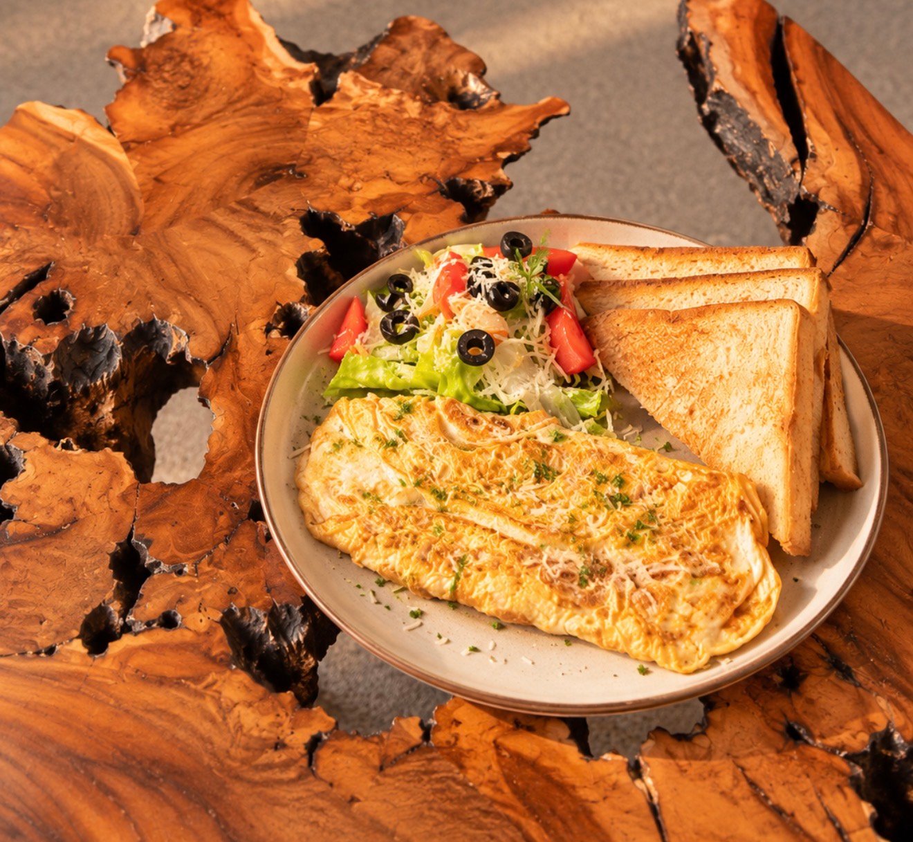 Turkey omlette